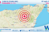 Scossa di terremoto magnitudo 4.0 nei pressi di Cesarò (ME)