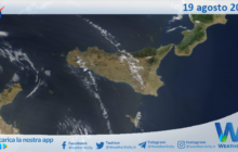 Meteo Sicilia: immagine satellitare Nasa di sabato 19 agosto 2023