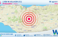 Scossa di terremoto magnitudo 3.5 nei pressi di Villalba (CL)