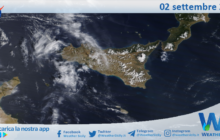 Meteo Sicilia: immagine satellitare Nasa di sabato 02 settembre 2023