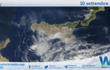 Meteo Sicilia: immagine satellitare Nasa di domenica 10 settembre 2023