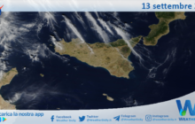 Meteo Sicilia: immagine satellitare Nasa di mercoledì 13 settembre 2023