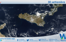 Meteo Sicilia: immagine satellitare Nasa di sabato 30 settembre 2023