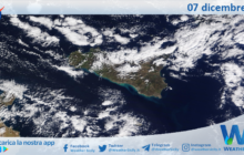 Meteo Sicilia: immagine satellitare Nasa di giovedì 07 dicembre 2023