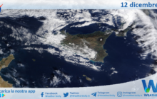 Meteo Sicilia: immagine satellitare Nasa di martedì 12 dicembre 2023