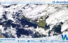 Meteo Sicilia: immagine satellitare Nasa di venerdì 15 dicembre 2023