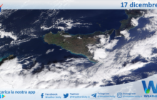 Meteo Sicilia: immagine satellitare Nasa di domenica 17 dicembre 2023