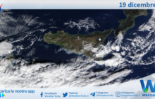 Meteo Sicilia: immagine satellitare Nasa di martedì 19 dicembre 2023