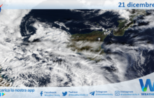 Meteo Sicilia: immagine satellitare Nasa di giovedì 21 dicembre 2023