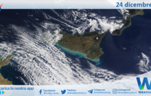 Meteo Sicilia: immagine satellitare Nasa di domenica 24 dicembre 2023