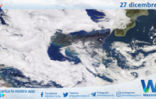 Meteo Sicilia: immagine satellitare Nasa di mercoledì 27 dicembre 2023