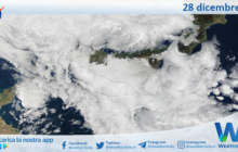 Meteo Sicilia: immagine satellitare Nasa di giovedì 28 dicembre 2023