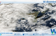 Meteo Sicilia: immagine satellitare Nasa di sabato 30 dicembre 2023