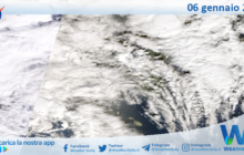 Meteo Sicilia: immagine satellitare Nasa di sabato 06 gennaio 2024