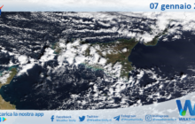 Meteo Sicilia: immagine satellitare Nasa di domenica 07 gennaio 2024