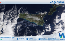 Meteo Sicilia: immagine satellitare Nasa di lunedì 22 gennaio 2024