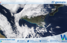 Meteo Sicilia: immagine satellitare Nasa di sabato 27 gennaio 2024