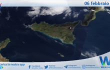 Meteo Sicilia: immagine satellitare Nasa di martedì 06 febbraio 2024