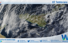 Meteo Sicilia: immagine satellitare Nasa di mercoledì 07 febbraio 2024