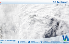 Meteo Sicilia: immagine satellitare Nasa di sabato 10 febbraio 2024