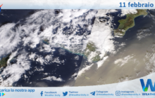 Meteo Sicilia: immagine satellitare Nasa di domenica 11 febbraio 2024