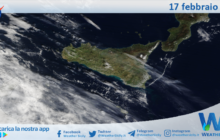 Meteo Sicilia: immagine satellitare Nasa di sabato 17 febbraio 2024