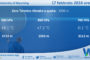 Meteo Sicilia: temperature previste per domani, sabato 17 febbraio 2024