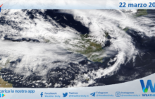 Meteo Sicilia: immagine satellitare Nasa di venerdì 22 marzo 2024