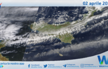 Meteo Sicilia: immagine satellitare Nasa di martedì 02 aprile 2024