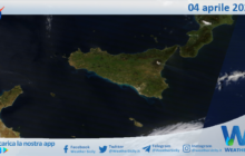 Meteo Sicilia: immagine satellitare Nasa di giovedì 04 aprile 2024