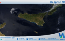 Meteo Sicilia: immagine satellitare Nasa di sabato 06 aprile 2024