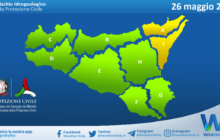 Meteo Sicilia: bollettino di allerta meteo per domani, domenica 26 maggio 2024