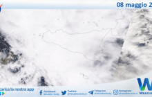 Meteo Sicilia: immagine satellitare Nasa di mercoledì 08 maggio 2024