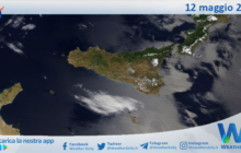 Meteo Sicilia: immagine satellitare Nasa di domenica 12 maggio 2024