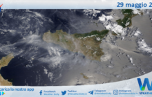 Meteo Sicilia: immagine satellitare Nasa di mercoledì 29 maggio 2024