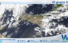 Meteo Sicilia: immagine satellitare Nasa di domenica 02 giugno 2024