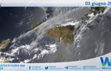 Meteo Sicilia: immagine satellitare Nasa di lunedì 03 giugno 2024