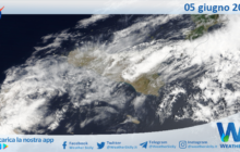 Meteo Sicilia: immagine satellitare Nasa di mercoledì 05 giugno 2024