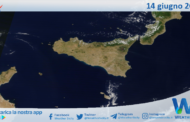 Meteo Sicilia: immagine satellitare Nasa di venerdì 14 giugno 2024
