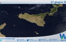 Meteo Sicilia: immagine satellitare Nasa di lunedì 17 giugno 2024