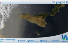Meteo Sicilia: immagine satellitare Nasa di martedì 18 giugno 2024