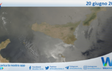 Meteo Sicilia: immagine satellitare Nasa di giovedì 20 giugno 2024