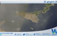 Meteo Sicilia: immagine satellitare Nasa di venerdì 21 giugno 2024