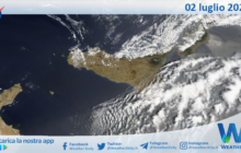 Meteo Sicilia: immagine satellitare Nasa di martedì 02 luglio 2024