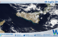 Meteo Sicilia: immagine satellitare Nasa di giovedì 04 luglio 2024