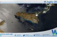 Meteo Sicilia: immagine satellitare Nasa di venerdì 05 luglio 2024