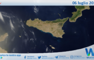 Meteo Sicilia: immagine satellitare Nasa di sabato 06 luglio 2024
