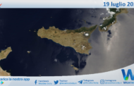 Meteo Sicilia: immagine satellitare Nasa di venerdì 19 luglio 2024