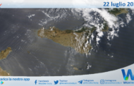 Meteo Sicilia: immagine satellitare Nasa di lunedì 22 luglio 2024