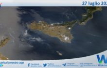 Meteo Sicilia: immagine satellitare Nasa di sabato 27 luglio 2024